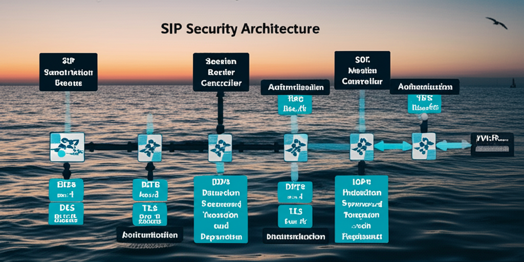 SIP Security Architecture Diagram